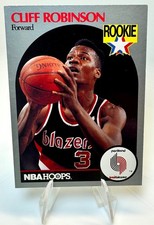 Cliff Robinson 1990 NBA Hoops #250 ROOKIE RC 💎40% OFF 8+💎 Trail Blazers