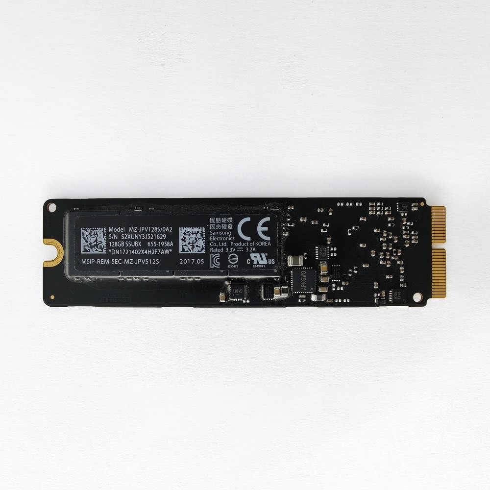 Disque SSD 128Go - MacBook Air A1465/A1466 (2013-2017) et MacBook Pro A1502/A139