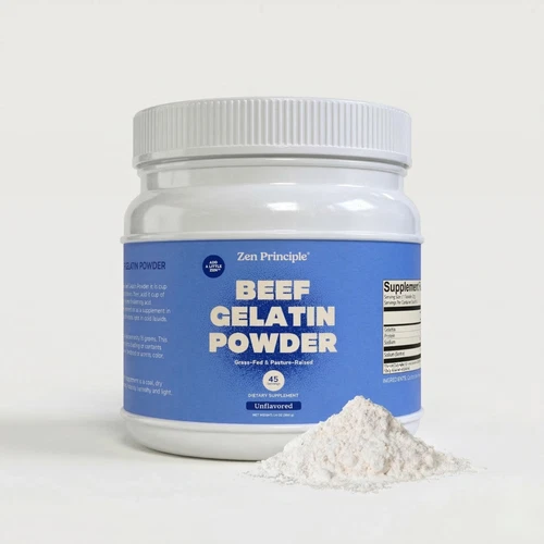 Grass-Fed Gelatin Powder, 1.5 lb. Cooking and Baking. Gummies Desserts.