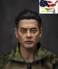 1/6 asian Male Head Marine Soldier for 12" Figure Hot Toys worldbox phicen ❶USA❶