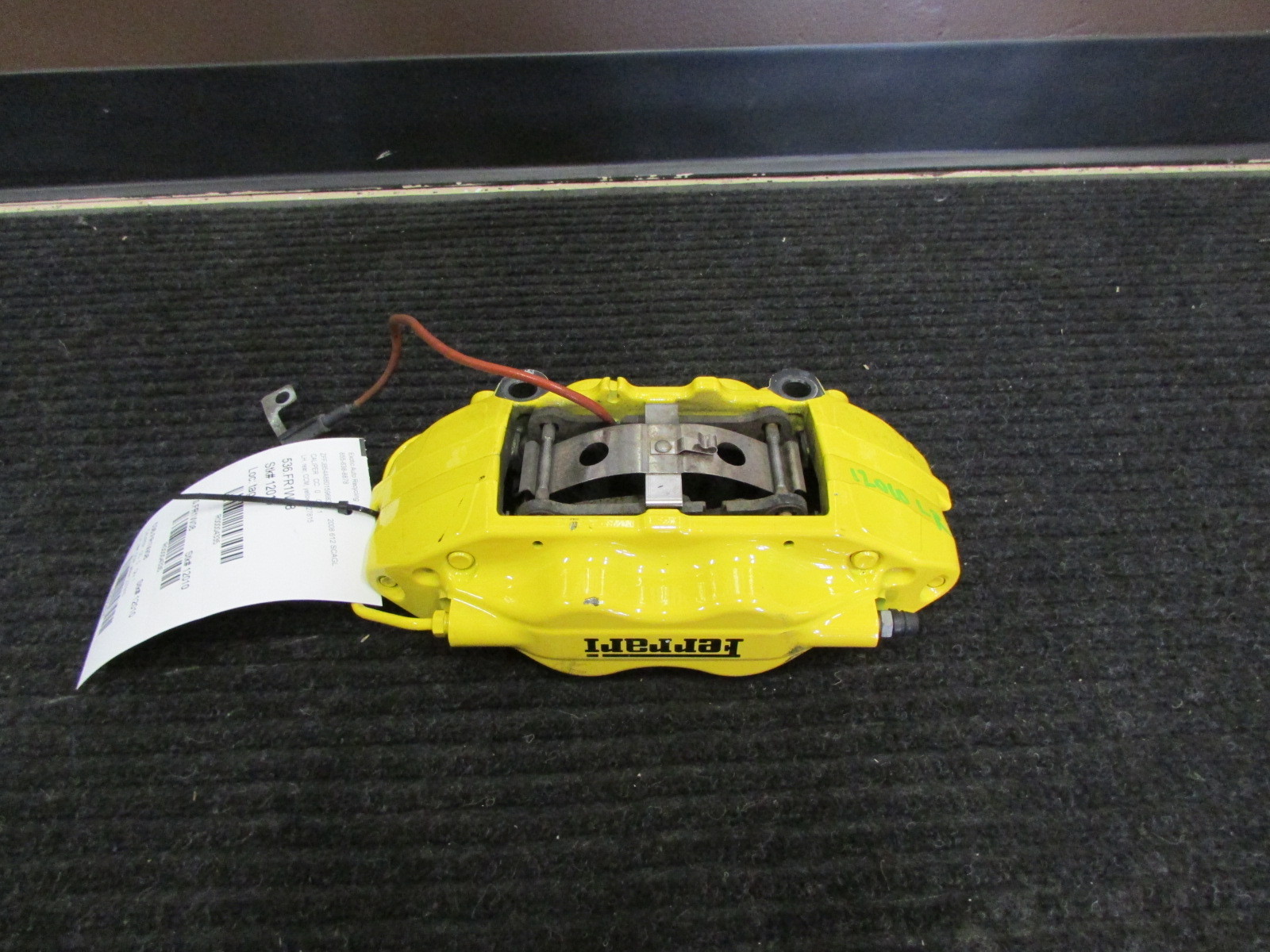 Ferrari 612 Scaglietti, 599, LH, Rear Caliper, CCM Version,Yellow, P/N 227815