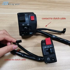 7/8" 22mm ATV Motorcycle Handlebar Left Right Control Signal Fog Light Switches 