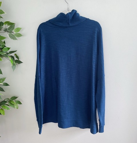 Just Jeans Women's Size XXL Knit Jumper Sweater Long Sleeve Turtle Neck Blue - Picture 7 of 9