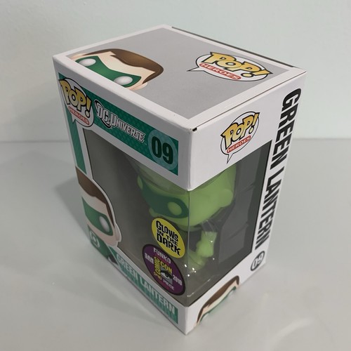 Funko POP! DC Heroes #09 Green Lantern Glows-in-the-Dark SDCC 2010 LE 240 GITD - Picture 13 of 20
