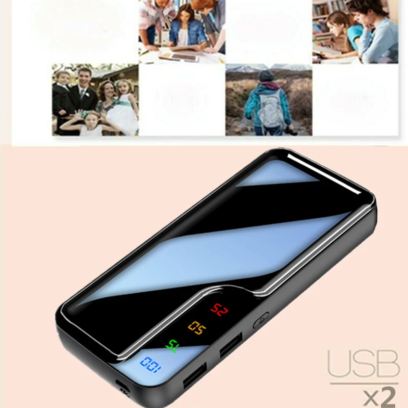 5000000mAh 2 USB External Fast Battery Power Bank Pack Charger for Cell Phone - Image 3 of 4