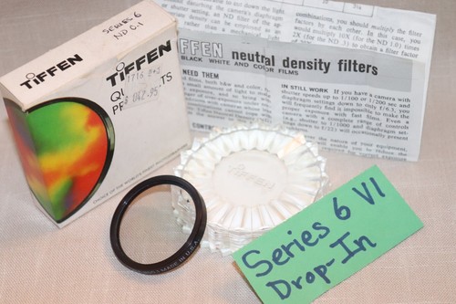 NEW Vtg TIFFEN Series 6 VI ND0.1 FILTER Drop-IN Ser. 6 Neutral Density 1/2 Stop - Picture 3 of 10