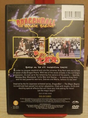 Dragon Ball: The Magic Begins 1991 (DVD, 2000) C.K. Chan ~ T. Kim
