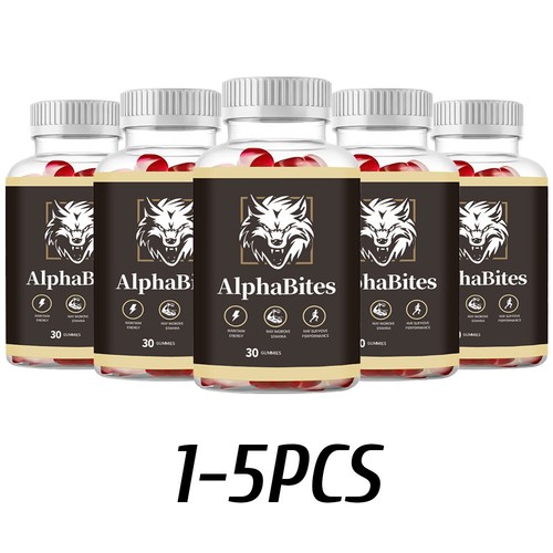 Alpha Bites Male Gummies for Men Performance Support Alphabites (30 Gummis)