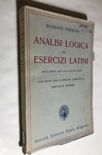 Analisi logica ed esercizi latini per primo anno scuola Media / Eugenio Turazza - 第 1/4 張圖片