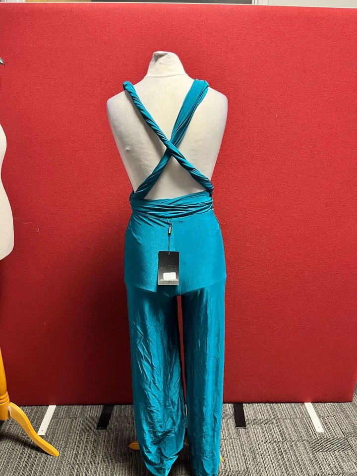 Mono Missguided Multiway verde azulado Reino Unido 10 TD037 JJ 11 Foto 3 de 4