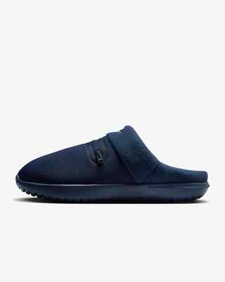 【Nike】 Burrow Slippers Midnight Navy Sail FZ7941-400 New Nike Burrow Slides Slippers Shoes - Midnight Navy
