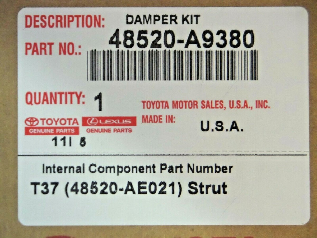 Toyota Sienna 2007-2010 FWD Front & Rear Shock Absorber Set Kit