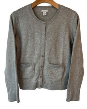 Amazon Essentials Cardigan Girls XXL 11-12 Years Gray Long Sleeve Pockets NEW