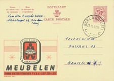 BELGIUM BERLAAR (LIER) C SC with dots 1963 (Postal Stationery 2 F, PUBLIBEL 1867