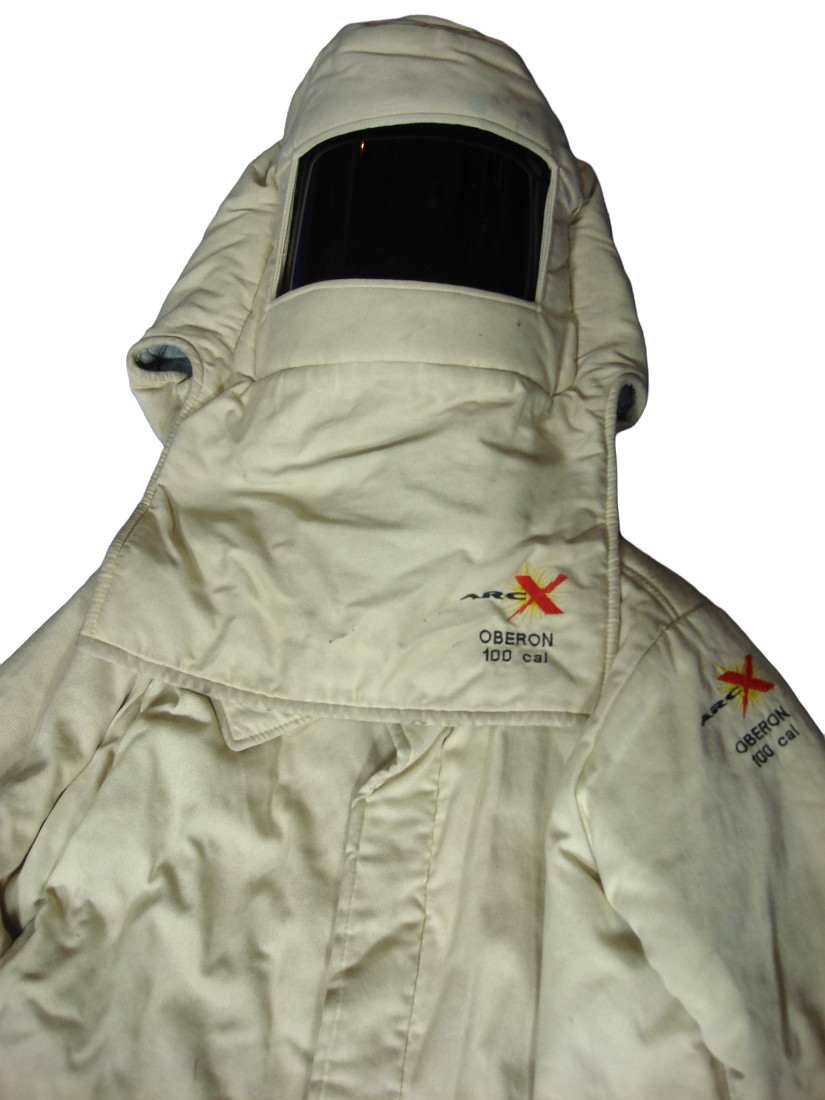 Oberon Arc X 100 Cal/cm² Flash Suit Hood Large Coat Medium Bib Set #6 - second product detail image