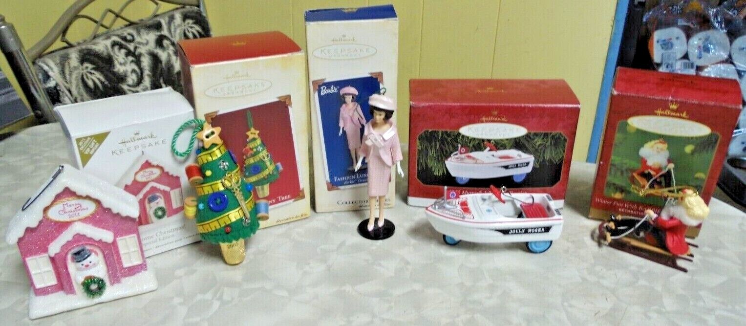 Lot Of 5 Vintage Keepsake Ornaments IOB eBay