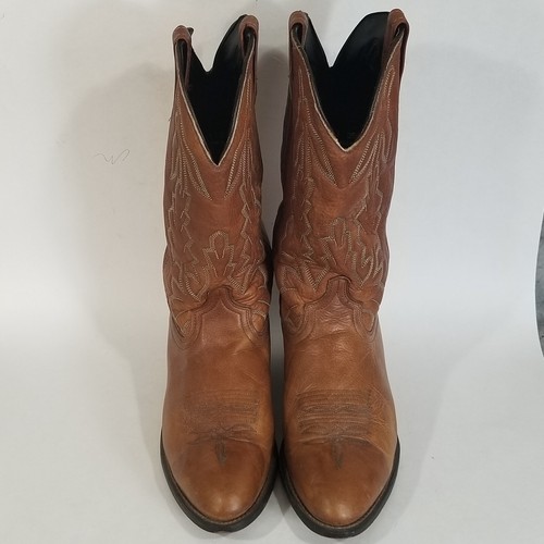 Laredo Boots Men's 11 D Jacksonville Collection Walnut 68372 Western Cowboy USA - Picture 3 of 17