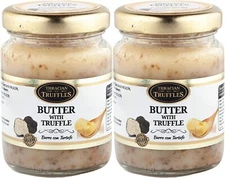 Truffle butter with white truffle Tuber Borchii for risotto pasta popcorn 2 x80g