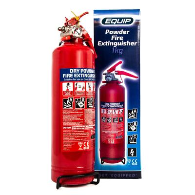 Equip Feuerlöscher 1kg Spur ABC Pulver Auto Taxi Boot CE Drachen gekennzeichnet
