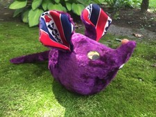 Vintage Political Vote Republican Purple Rat Stuffed Animal Trump Biden USA