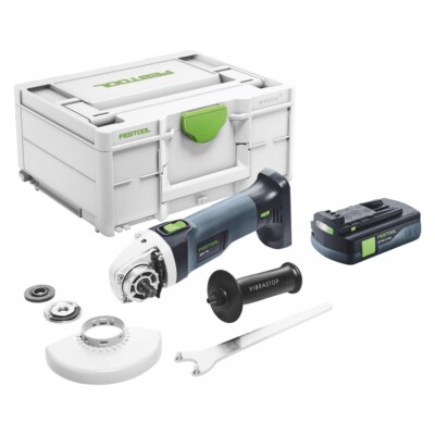 Festool AGC 18-125 EB-Basic Winkelschleifer 18V 125mm + 1x Akku 3 Ah + Systainer