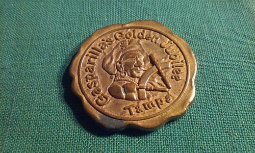 Rare Gasparilla Pirate Festival Token Tampa FL “Pirate Gold” Jose Gaspar Coin