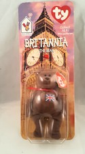 Britannia The Bear-1997 McDonalds Ty Beanie Baby w Rare Errors 1993 tag Oakbrook