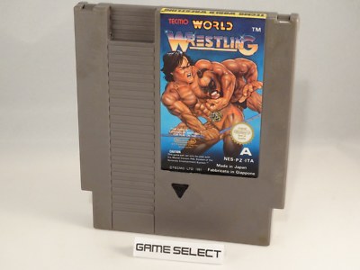 Tecmo WORLD WRESTLING Nintendo Nes Pal A Mattel - - Original Patrone