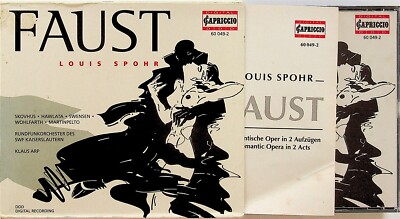 Faust: Louis Spohr -SWF Kaisrtslautern -2-CD -Klaus Arp (Boje Skovhus/Hawlata) 