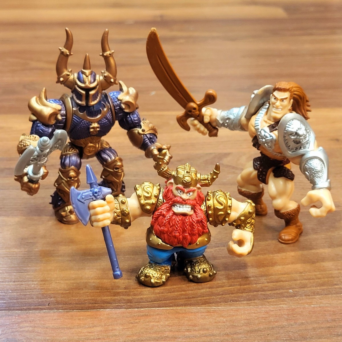 DARKNESS WARRIORS Action Figure KNIGHT WARRIOR DWALFSet of 3 Toy