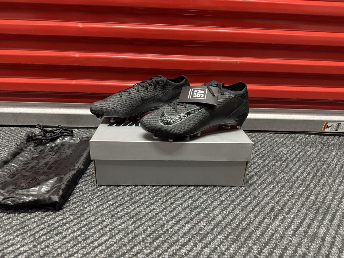 Nike Mercurial Vapor 16 Elite AG Pro Black Deep Jungle Men's Nike Mercurial Vapor 16 Elite AG Pro Black Deep Jungle Men's