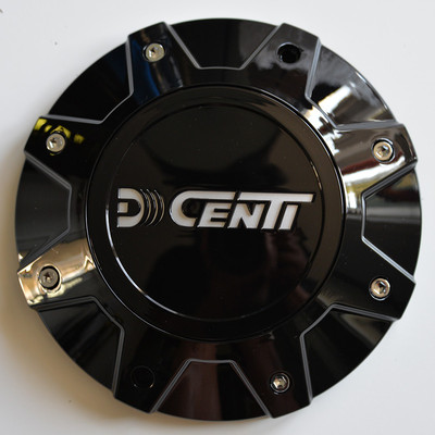 DCenti Wheel Center Cap for DW990 (Part# CBDW990-1P) Glossy Black Finish
