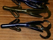 6" Big Hog Brush Hog Style Confussion 50 count bag Bulk bass plastic worm