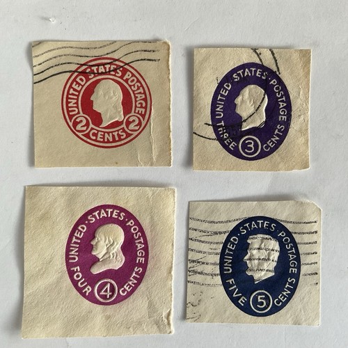 United States stamps~1915-1971–12 stationery & airmail postal cut squares - Picture 2 of 6