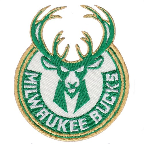 10 pcs Milwaukee Bucks Basketball Logo Size 2.9"x 3.5" Sew Iron on Patch DIY - Picture 12 of 12