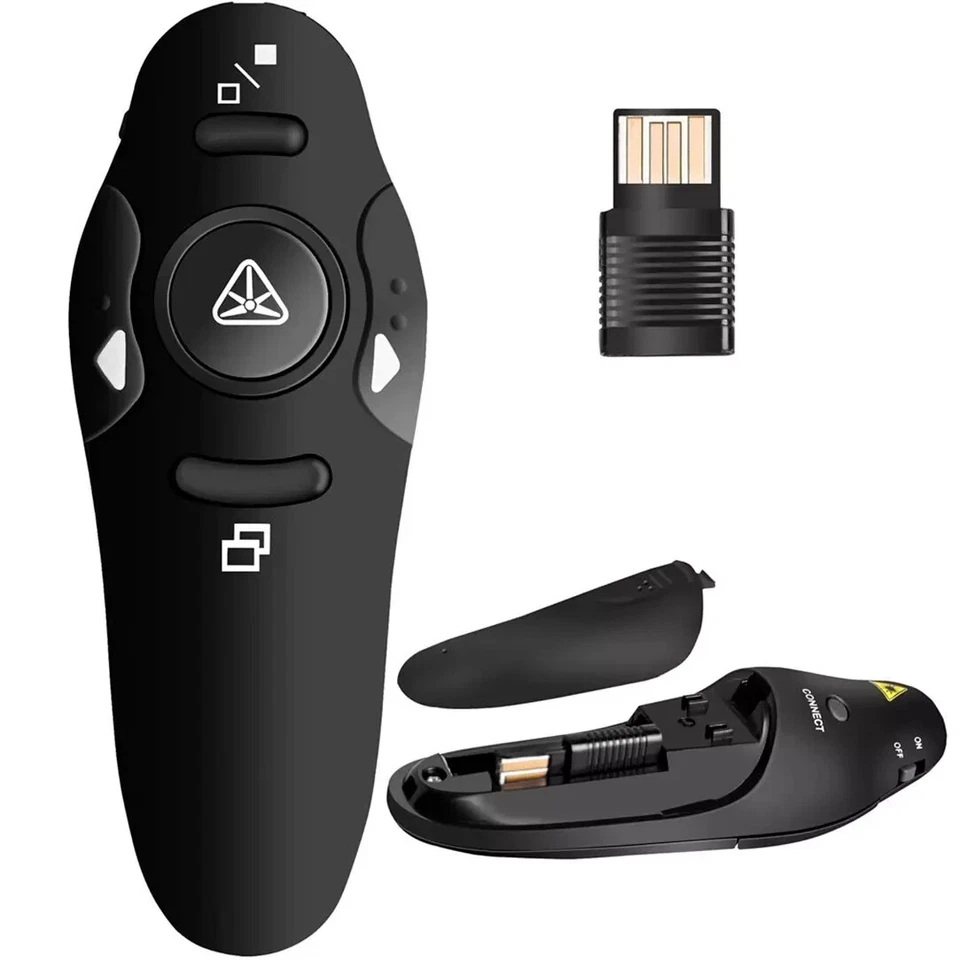 Power Point Presentation Remote Wireless USB PPT Presenter Laser Pointer Clicker - Image 3 of 4