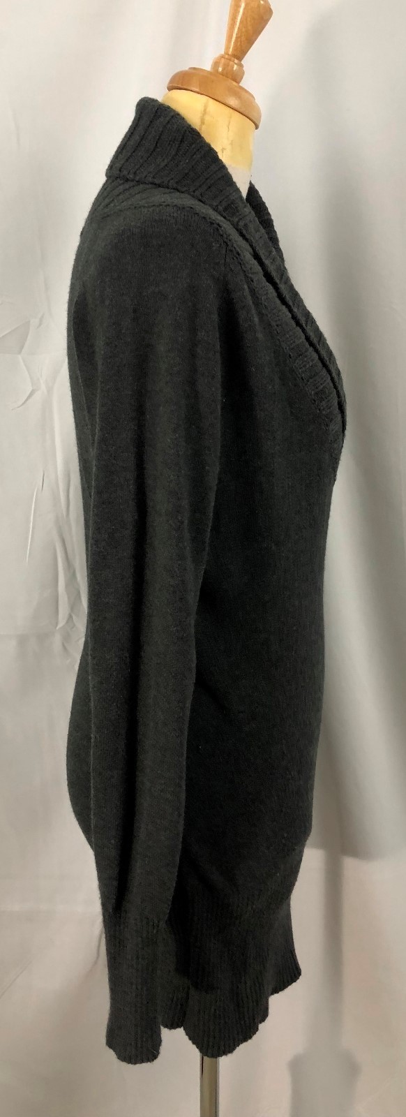 Cache Womens Pullover Sweater Solid Gray Large Co… - image 3