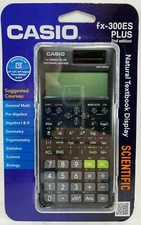 Casio - FX-300ESPLUS2 - 2nd Edition, Standard Scientific Calculator - Black