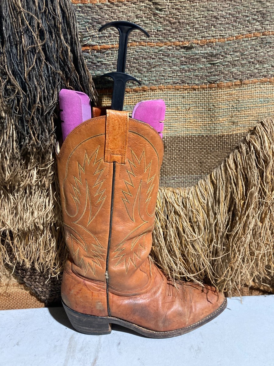 Unknowm Mexican Boots Tan Leather Embroidered Mens Size 10  display picture 1