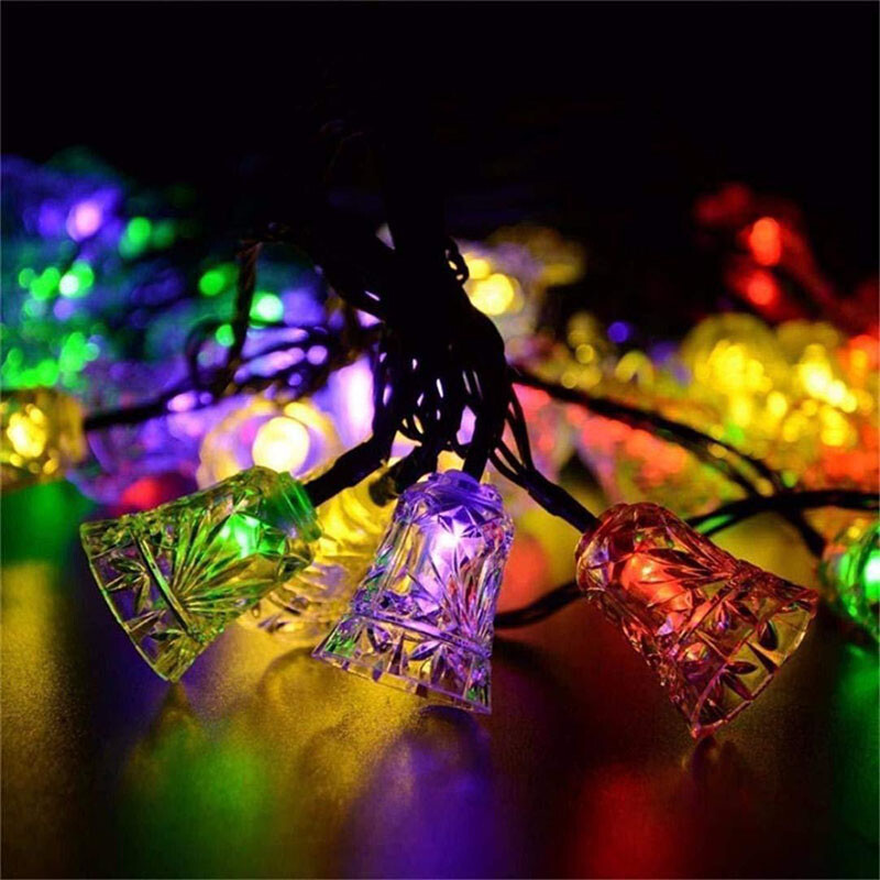 Image 51 - Solar Bells 20 LED String Light Outdoor Decoration Lighting For Christmas Tree