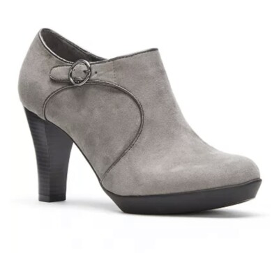 sole (sense)ability Women's Gray Shooties Booties Heels Size:8.5M