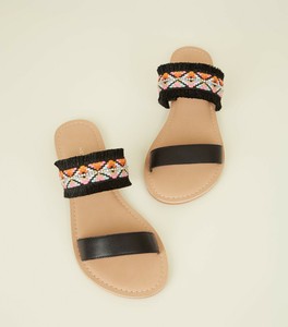 new look woven sandals