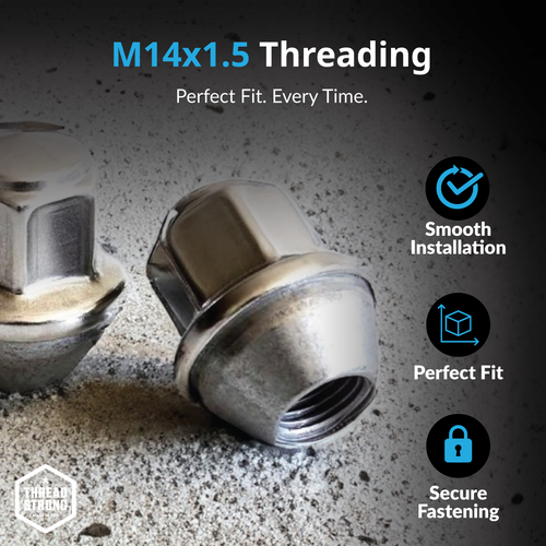 Premium Stainless Steel Lug Nut For Ford Mustang Maverick Explorer