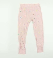 NEXT Girls Pink Polyester Blend Cami Pyjama Pants Size 4-5 Years