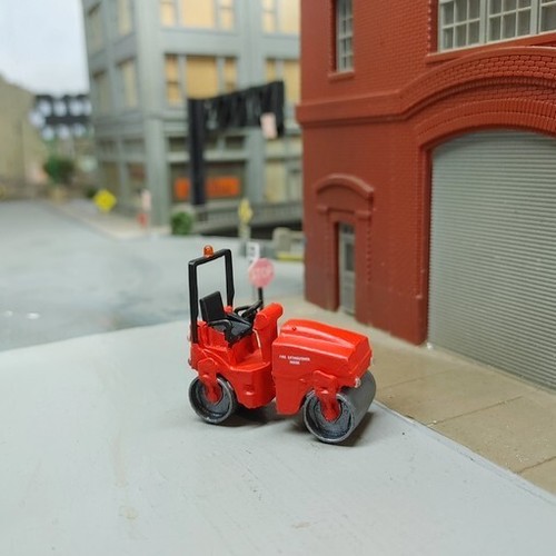 Maßstab 1:87 HO Sonderanfertigung 4 Tonnen Vibrationsasphaltwalze
