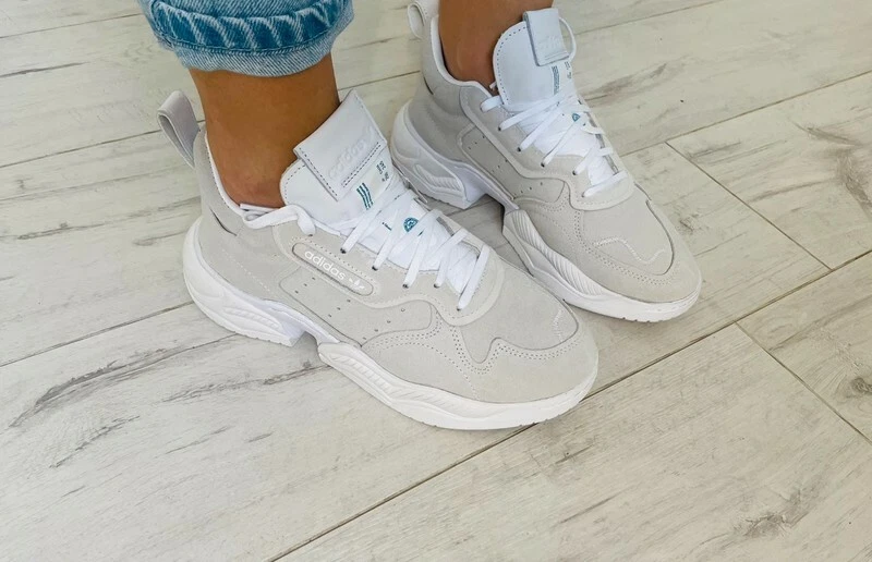 Adidas originals supercourt rx trainers hotsell in white