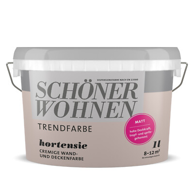 Schöner Wohnen Wandfarbe 1 Liter matt Trendfarbe