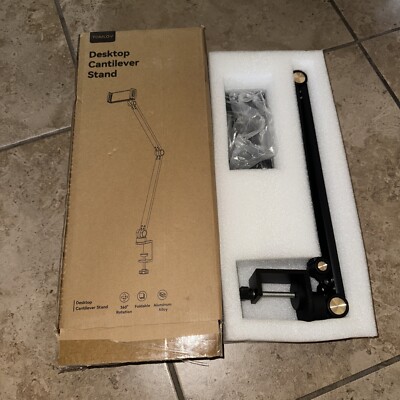 Tomlov Desktop Cantilever Stand Brand New Black