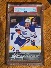 2015-16 UPPER DECK YOUNG GUNS PSA 9 #201 CONNOR MCDAVID JUMBO OVERSIZED