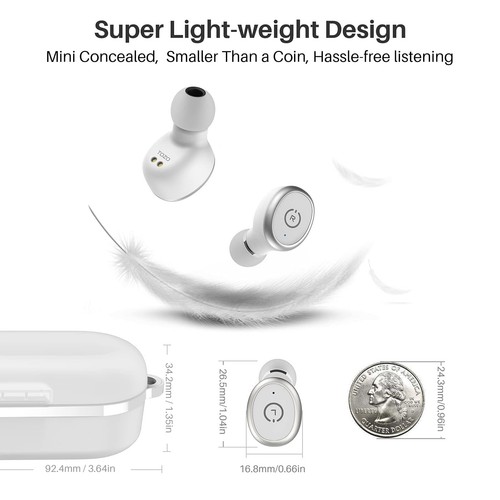 TOZO T10 Bluetooth 5.3 Kopfhörer Kabellos In Ear Ohrhörer IPX8 Wasserdicht - Bild 39 von 47